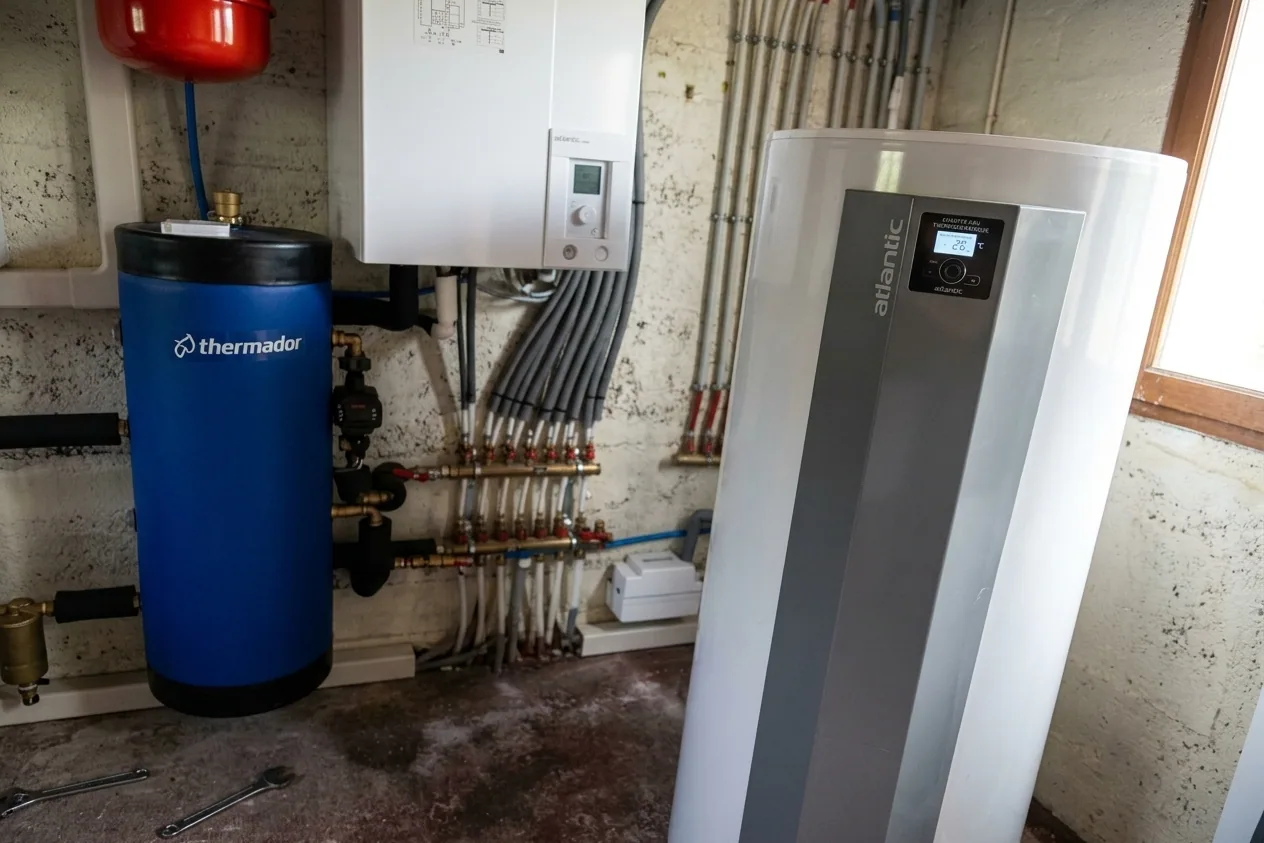 Pompe à chaleur air-eau à Montreuil