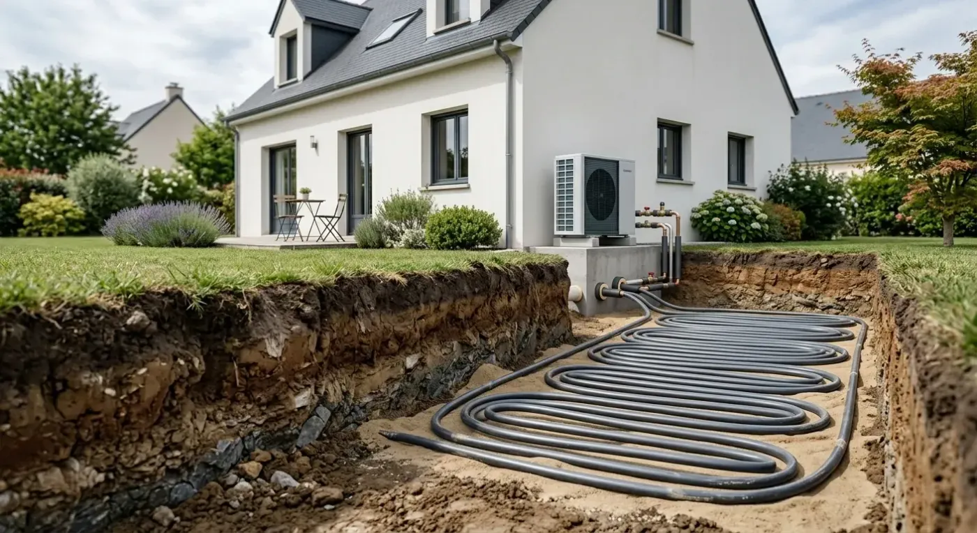 Pompe à chaleur géothermique à Montreuil