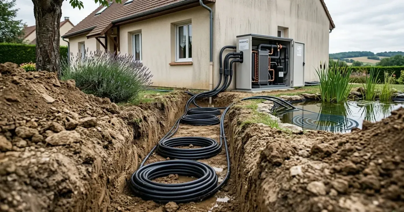 Pompe à chaleur géothermique à Montreuil